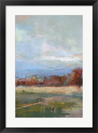 Framed River Run II Print