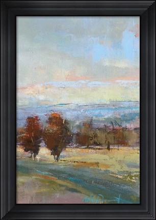 Framed River Run III Print