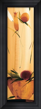 Framed Slender Florals I Print
