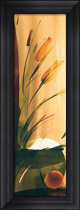 Framed Slender Florals II Print