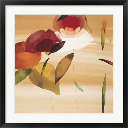 Framed Floral Inspiration II Print