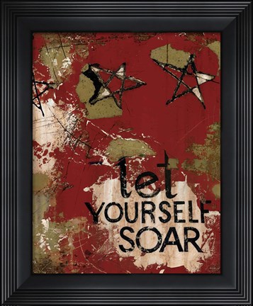 Framed Let Yourself Soar Print