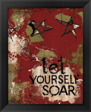 Framed Let Yourself Soar Print