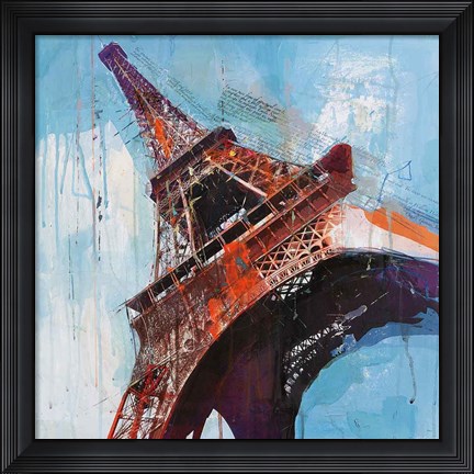 Framed Lost in Paris Print