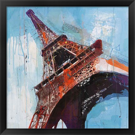 Framed Lost in Paris Print