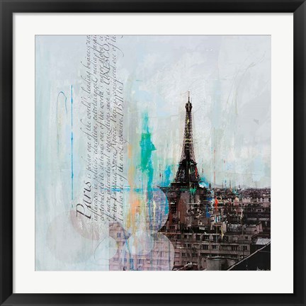 Framed City of Light I Print