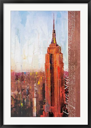 Framed Fifth Avenue and West 34th Street Print