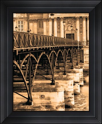 Framed Ponts des Arts - Dtail Print