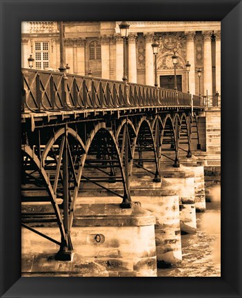 Framed Ponts des Arts - Dtail Print