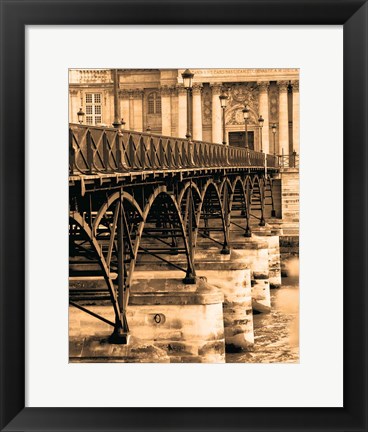 Framed Ponts des Arts - Dtail Print