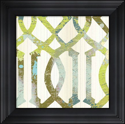 Framed Ornamental I Print