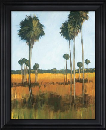 Framed Tall Palms I Print