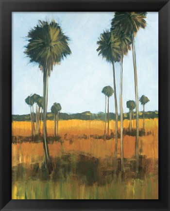 Framed Tall Palms I Print