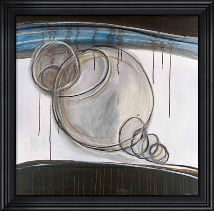 Framed Bubbles II Print