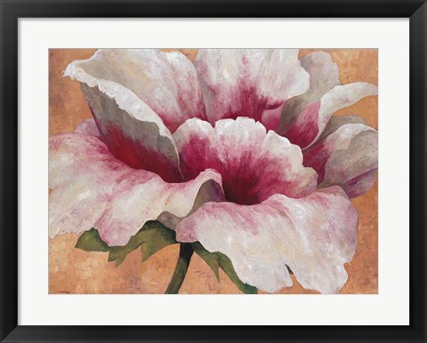 Framed Pink Begonia Print
