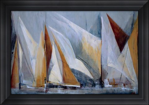 Framed Ocean Regatta Print