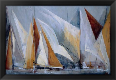 Framed Ocean Regatta Print