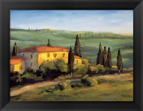 Framed Tuscan Morning Print