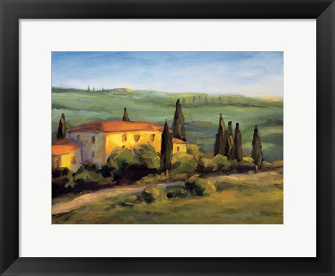 Framed Tuscan Morning Print