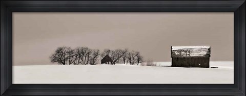 Framed Winter Retreat Print