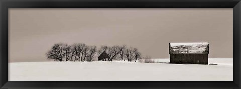 Framed Winter Retreat Print