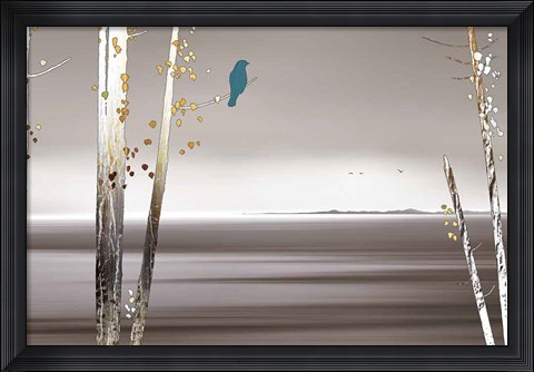 Framed Time Passes Print