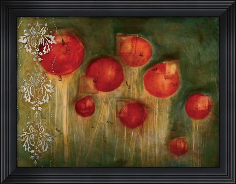 Framed Rose Garden Print