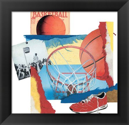 Framed Hoop Shot Print