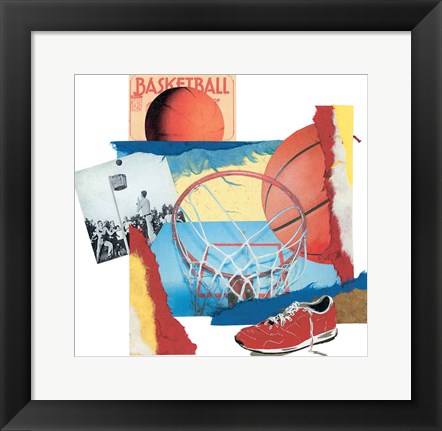 Framed Hoop Shot Print