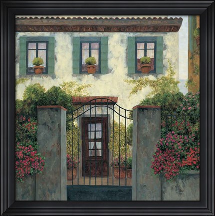 Framed Three Windows Print