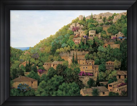 Framed Vista de Dei Print