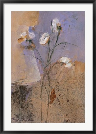 Framed Flowers of June Series I Print