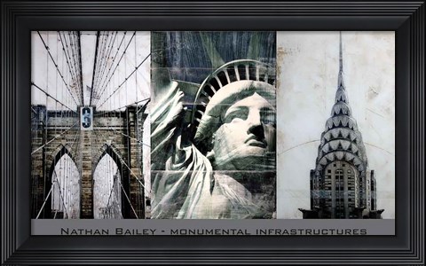 Framed Monumental Infrastructures Print