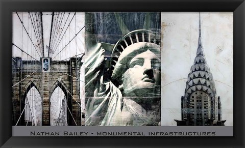 Framed Monumental Infrastructures Print