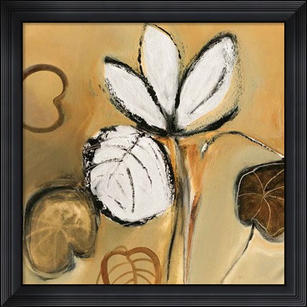 Framed Lily Pond I Print