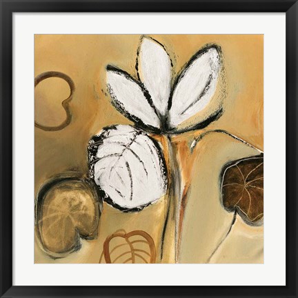 Framed Lily Pond I Print