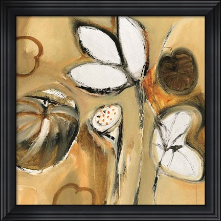 Framed Lily Pond II Print