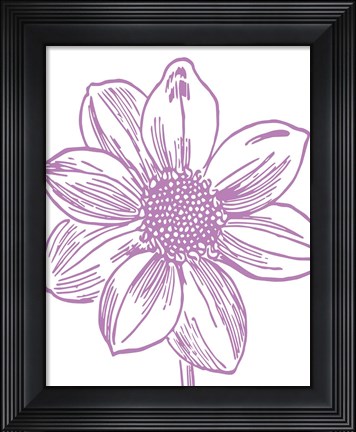 Framed Florette I Print
