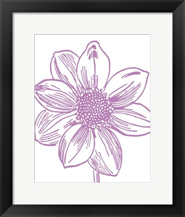 Framed Florette I Print