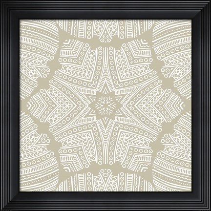 Framed Kaleidoscope Duo II Print