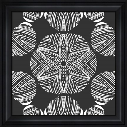 Framed Kaleidoscope Duo III Print