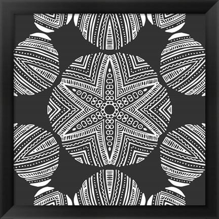 Framed Kaleidoscope Duo III Print