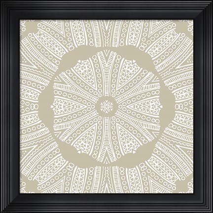 Framed Kaleidoscope Duo IV Print