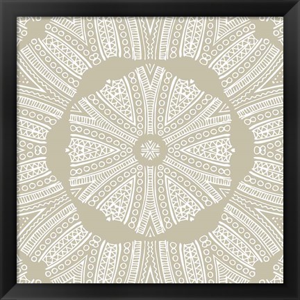 Framed Kaleidoscope Duo IV Print