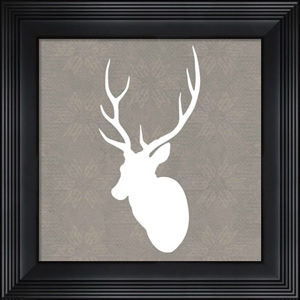 Framed Buck I Print
