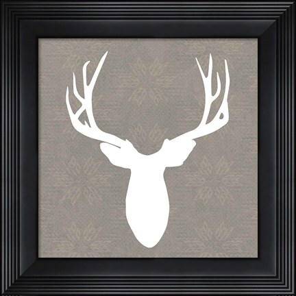 Framed Buck II Print