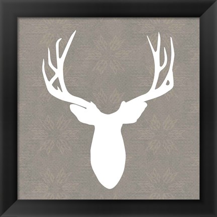 Framed Buck II Print