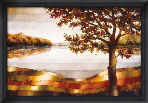 Framed Lake Mamry Print