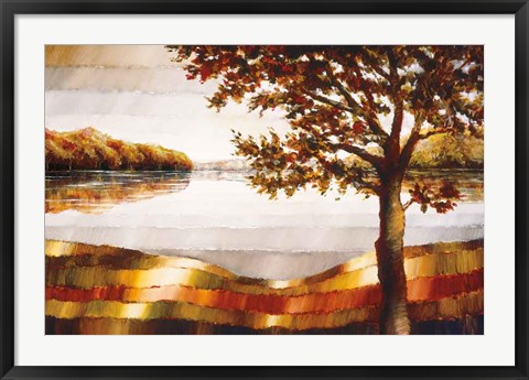 Framed Lake Mamry Print