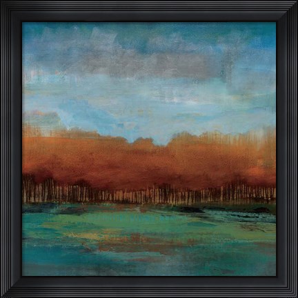 Framed Traveling to the Edge Print